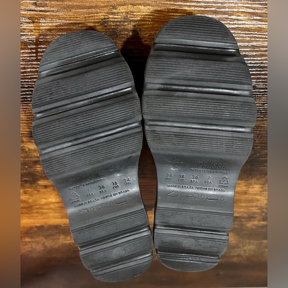 NWOT MELISSA Kick Off Lace Cut Work EVA Flower Mary Jane Platform Jelly Cut Out - Picture 7 of 9